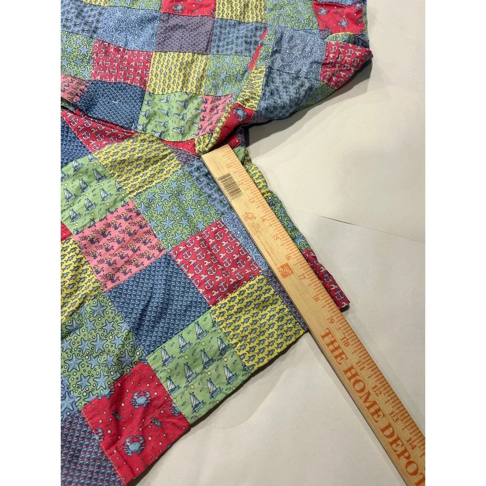 Vineyard Vines Mens Patchwork‎ Shorts Nautical Print Colorful Size 40 Preppy